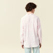 Chemise manches longues rose clair femme
