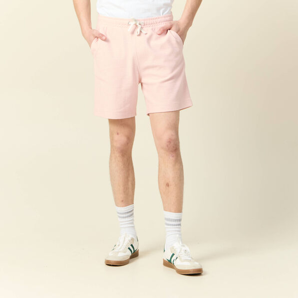 short droit avec cordon rose clair homme Short droit avec cordon rose clair homme