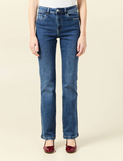 Jeans bootcut denim stone femme