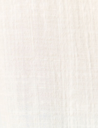 Chemise manches courtes creme femme