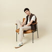 Polo manches courtes ecru homme