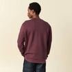 Sweat manches longues bordeaux homme