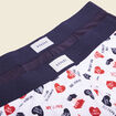Lot 2 boxers bleu marine homme