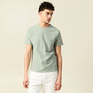 T-shirt manches courtes vert olive homme