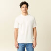 T-shirt manches courtes ecru homme