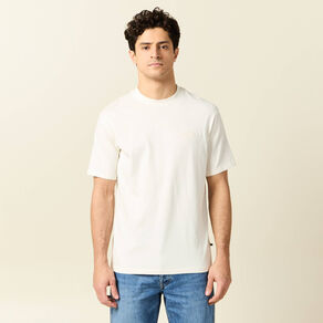 T-shirt manches courtes ecru homme