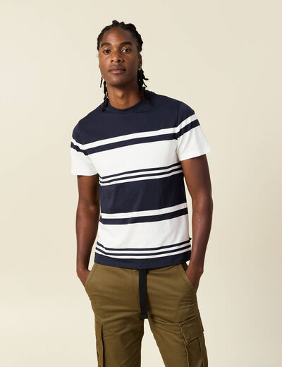 T-shirt éco-responsable ecru homme