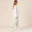 Chemise éco-responsable blanc femme