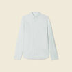 Chemise manches longues bleu gris homme