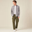 Pantalon chino taupe homme