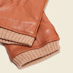 Gants en cuir marron homme