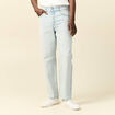 Jeans large 5 poches denim snow bleach homme