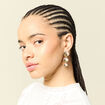 Boucles d'oreilles couleur or femme