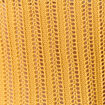 Pull ajouré éco-responsable jaune femme