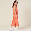 Caraco éco-responsable orange foncé femme