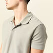 Polo manches courtes gris homme
