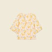 Blouse manches courtes multicolore femme