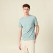 T-shirt éco-responsable bleu gris homme