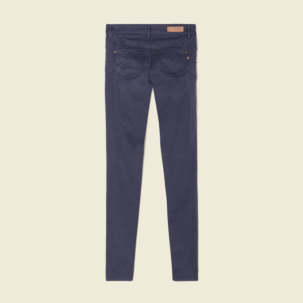 Pantalon Audrey - skinny push up bleu marine femme