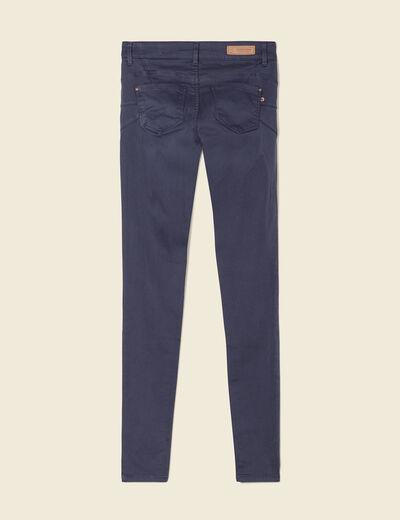 Pantalon Audrey - skinny push up bleu marine femme