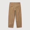 Pantalon coupe large vert kaki homme