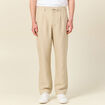 Pantalon chino straight beige homme