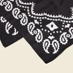 Foulard noir femme