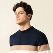 Pull manches longues ecru homme