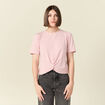 T-shirt éco-responsable rose pastel femme
