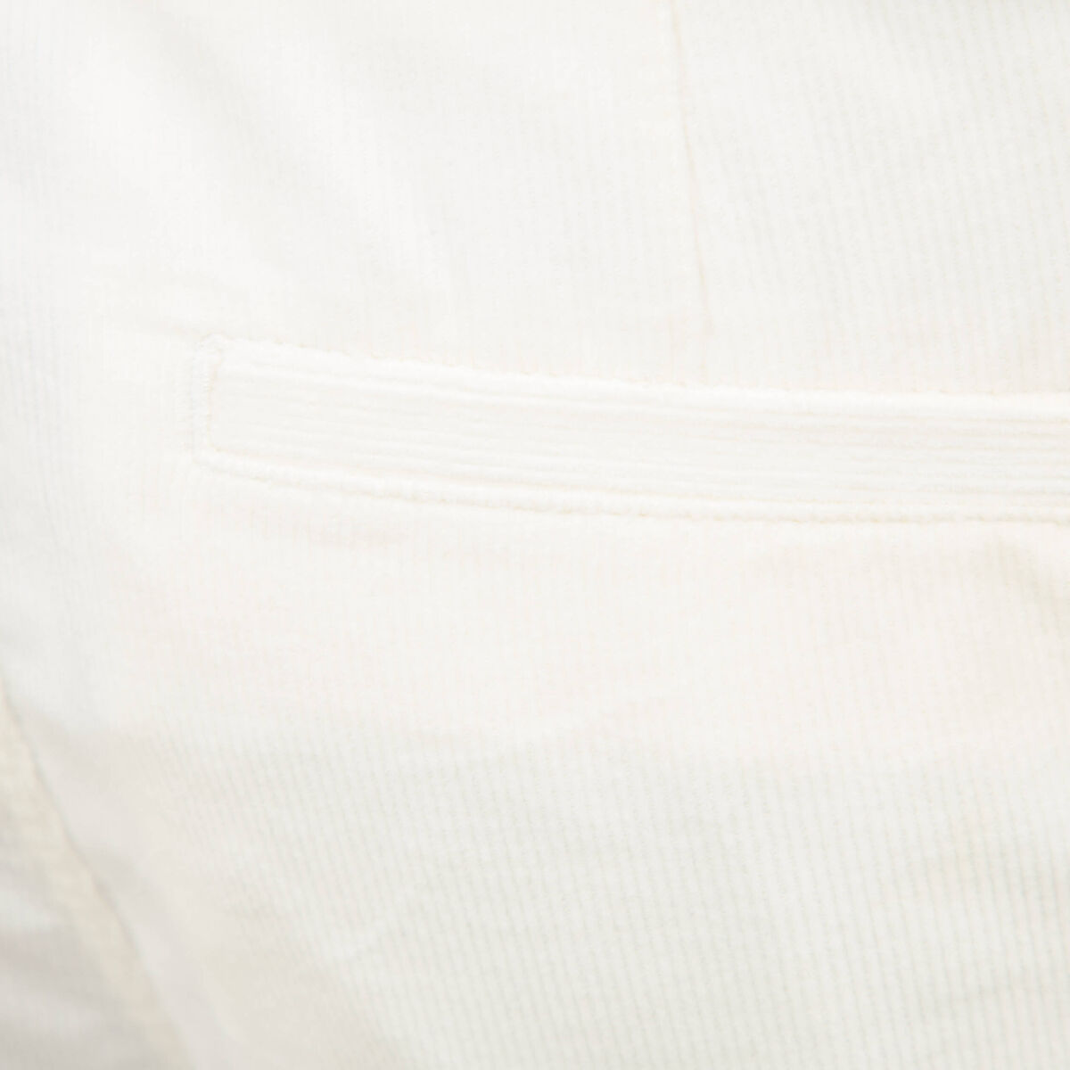 Bermuda en velours ecru homme