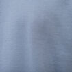 Sweat col rond manches longues en coton bleu gris homme
