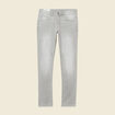 Jeans slim éco-responsable denim snow gris homme