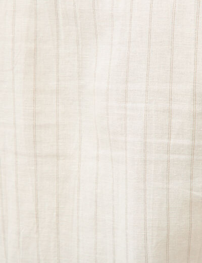 Chemise manches longues beige fonce homme