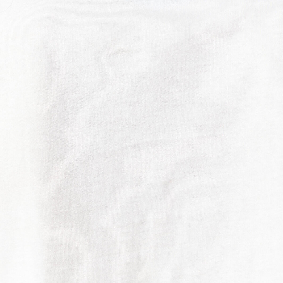 T-shirt oversize col rond en coton blanc femme