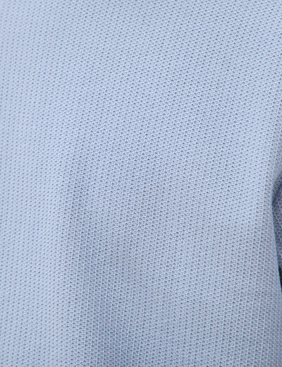T-shirt ample col rond manches courtes bleu gris homme