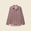 Chemise manches longues multicolore femme