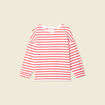 T-shirt manches 3/4 rouge femme