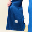Surchemise oversize bleu roi homme