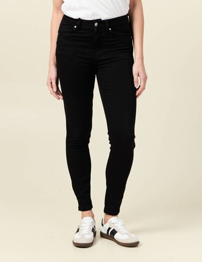 Jeans skinny éco-responsable denim noir femme