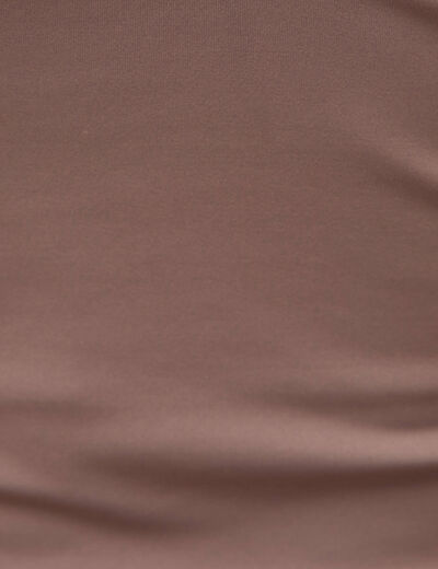 Brassi&egrave;re ajust&eacute;e cropped marron femme
