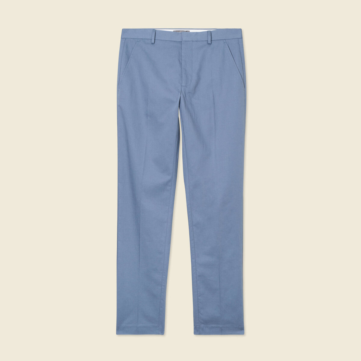 Pantalon chino bleu fonc&eacute; homme