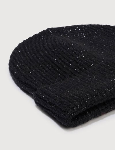 Bonnet noir femme