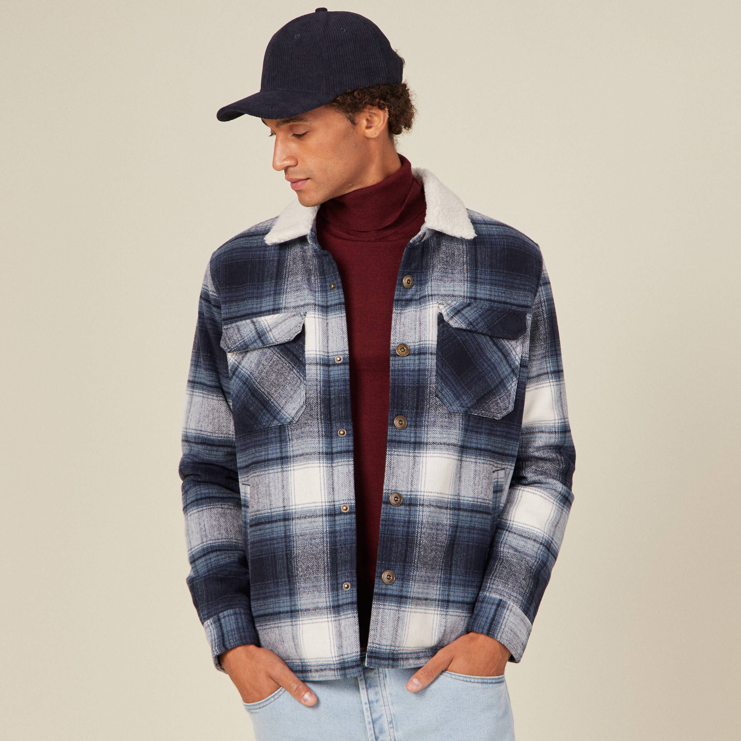 Veste de hotsell bucheron homme