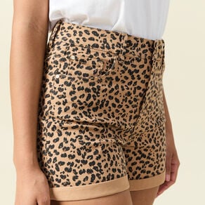short mom taille haute camel femme Short mom taille haute camel femme