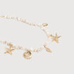 Collier blanc femme