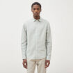 Chemise manches longues vert clair homme
