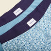 Lot 2 boxers bleu pétrole homme