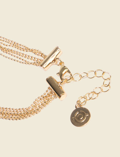 Collier couleur or femme