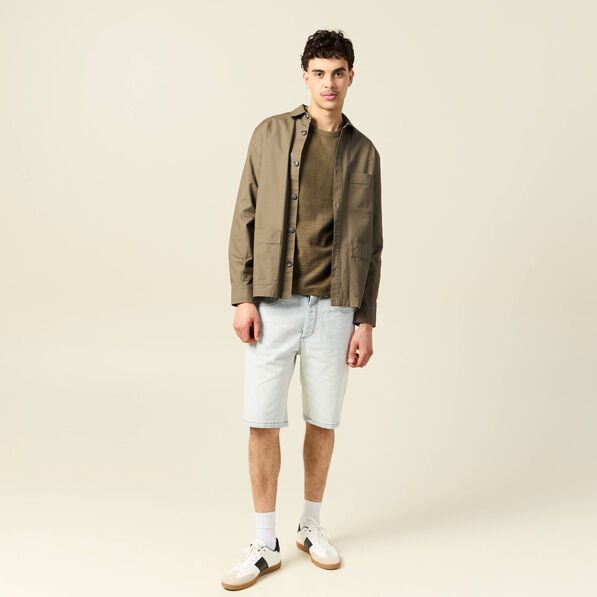 T-shirt manches courtes vert kaki homme