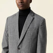 Veste blazer cintrée gris foncé homme